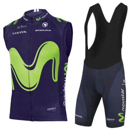 2017 Movistar ärmelloses Trikot+Kurz Trägerhose Radtrikot Kaufen 2017 Movistar ärmelloses Trikot+Kurz Trägerhose Radtrikot Kaufen