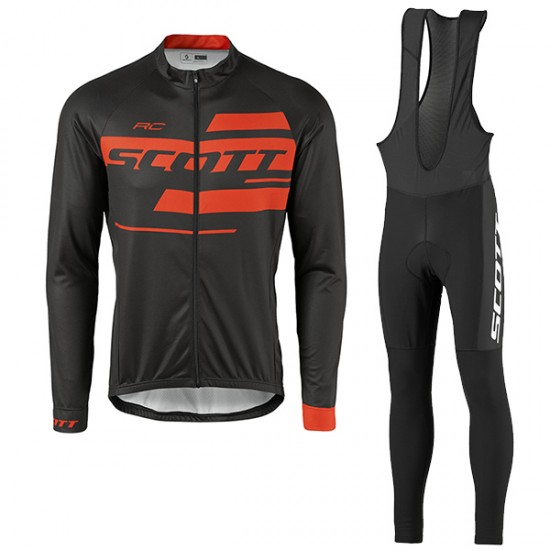 2017 Scott Rc Schwarz-Rot Fahrradbekleidung Satz Radtrikot Langarm+Lang Trägerhose Radtrikot Kaufen 2017 Scott Rc Schwarz-Rot Fahrradbekleidung Satz Radtrikot Langarm+Lang Trägerhose Radtrikot Kaufen