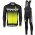 2017 Scott Rc Schwarz Weiß Gelb Fahrradbekleidung Satz Radtrikot Langarm+Lang Trägerhose Radtrikot Kaufen