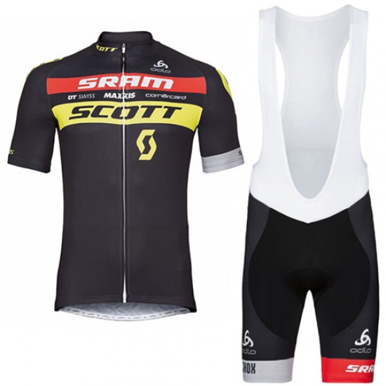 2017 Scott Odlo Fahrradbekleidung Satz Radtrikot Kurzarm+Kurz Trägerhose Radtrikot Kaufen 2017 Scott Odlo Fahrradbekleidung Satz Radtrikot Kurzarm+Kurz Trägerhose Radtrikot Kaufen