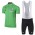 2017 Tour de France Grün Fahrradbekleidung Satz Radtrikot Kurzarm+Kurz Trägerhose Radtrikot Kaufen